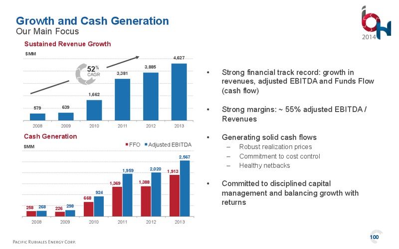 Investor Open House – Pacific Rubiales Energy Corp. – slide 99