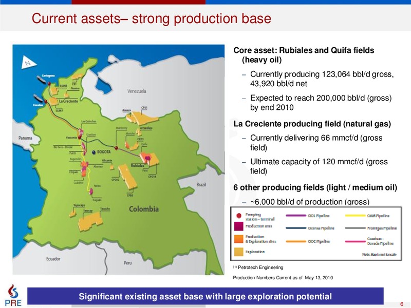Q1 2010 EARNINGS CALL – Pacific Rubiales Energy Corp. – slide 5
