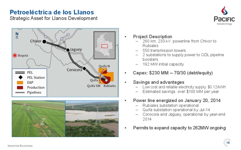 Investor Presentation – Pacific Rubiales Energy Corp. – slide 20