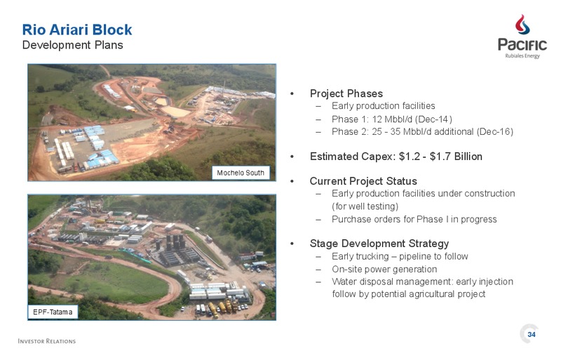 Investor Presentation – Pacific Rubiales Energy Corp. – slide 36