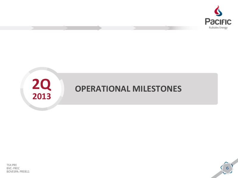 Q2 2013 EARNINGS CALL – Pacific Rubiales Energy Corp. – slide 4