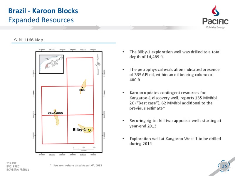 Q2 2013 EARNINGS CALL – Pacific Rubiales Energy Corp. – slide 23