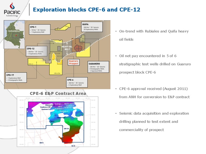 SEPTEMBER 2011 CORPORATE PRESENTATION – Pacific Rubiales Energy Corp. – slide 9