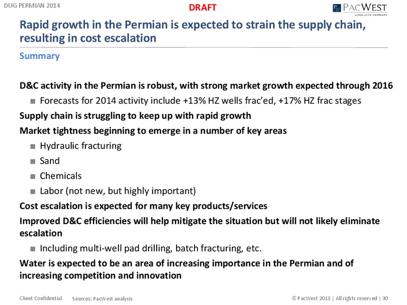 DUG PERMIAN BASIN CONFERENCE – Pacwest – slide 30