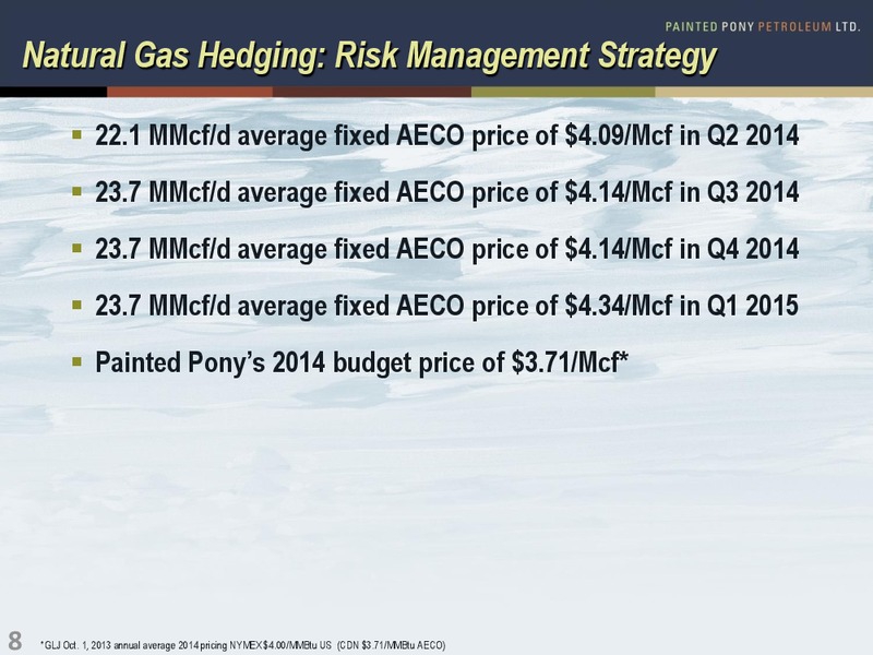 CORPORATE PRESENTATION – Painted Pony Petroleum Ltd – slide 8