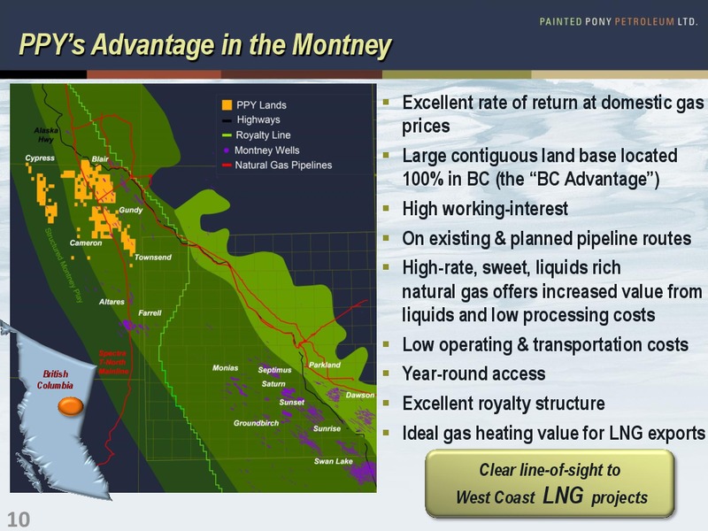 CORPORATE PRESENTATION – Painted Pony Petroleum Ltd – slide 10