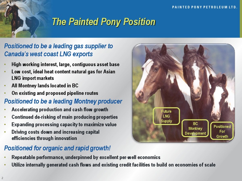 CORPORATE PRESENTATION – Painted Pony Petroleum Ltd – slide 2