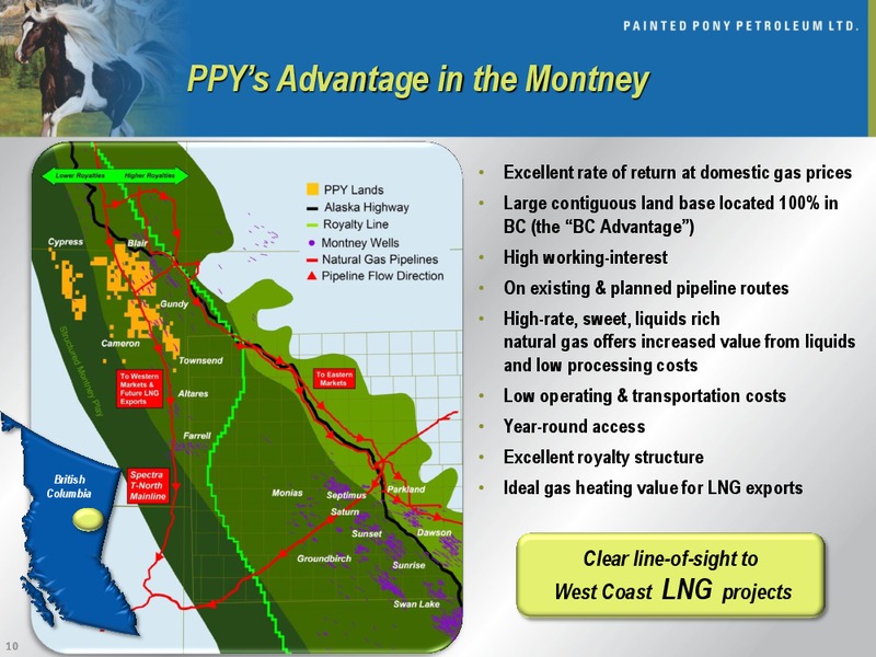 CORPORATE PRESENTATION – Painted Pony Petroleum Ltd – slide 10