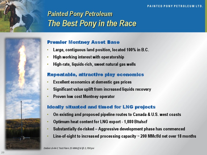 CORPORATE PRESENTATION – Painted Pony Petroleum Ltd – slide 20