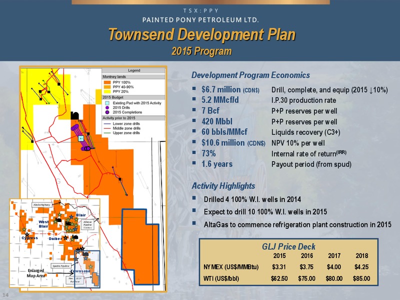 MARCH 2015 CORPORATE PRESENTATION – Painted Pony Petroleum Ltd – slide 14