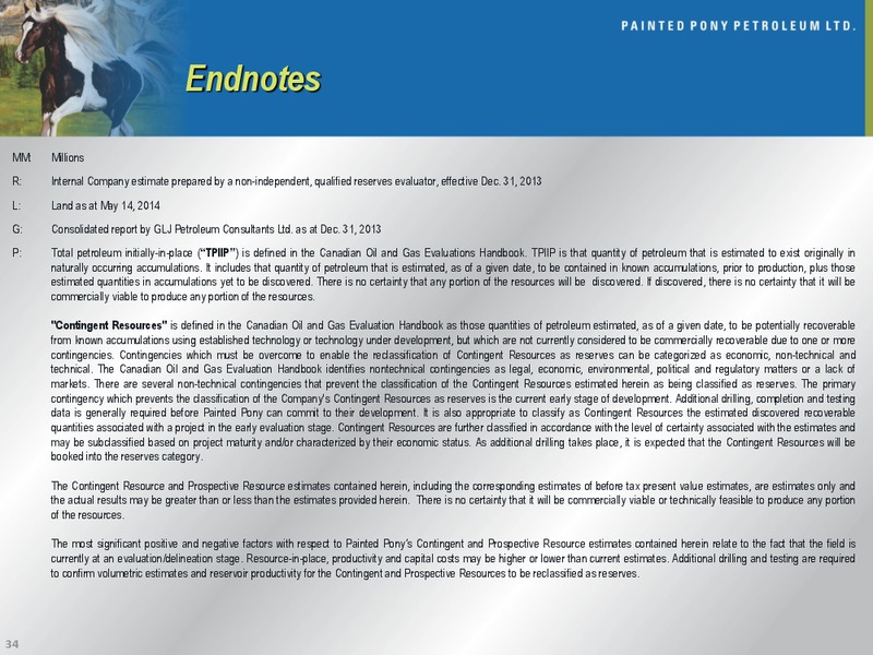 Corporate Presentation – Painted Pony Petroleum Ltd – slide 34