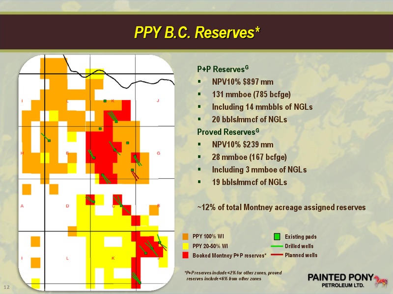 PETERS & CO LIMITED 2012 ENERGY CONFERENCE – Painted Pony Petroleum Ltd – slide 12