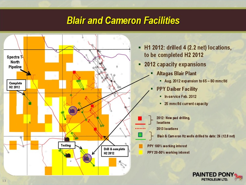 PETERS & CO LIMITED 2012 ENERGY CONFERENCE – Painted Pony Petroleum Ltd – slide 13