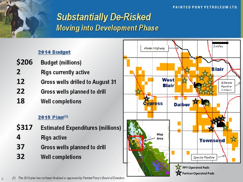 SEPTEMBER 2014 CORPORATE PRESENTATION – Painted Pony Petroleum Ltd – slide 9