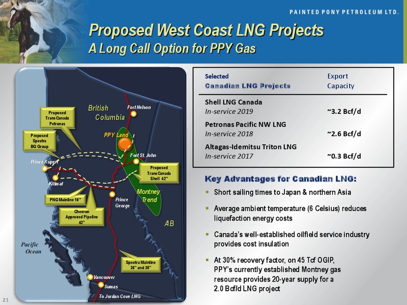 SEPTEMBER 2014 CORPORATE PRESENTATION – Painted Pony Petroleum Ltd – slide 21