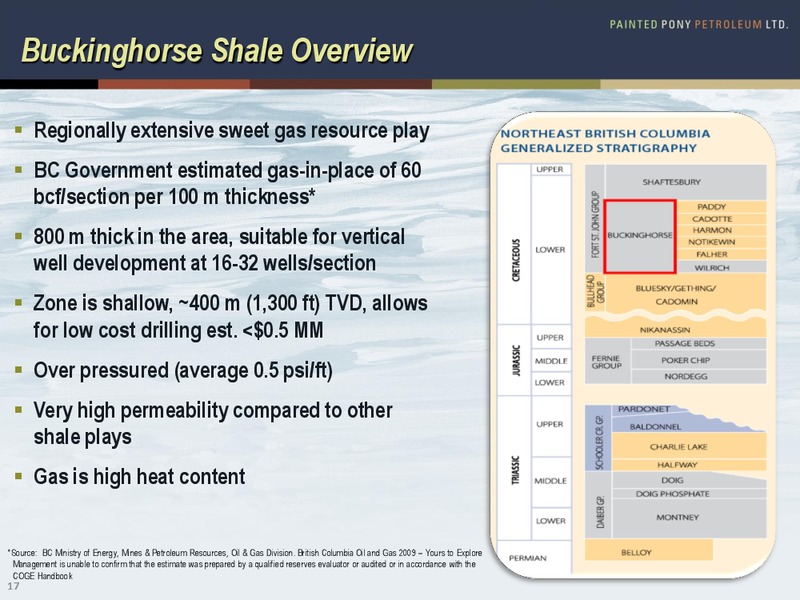 OCTOBER 2013 CORPORATE PRESENTATION – Painted Pony Petroleum Ltd – slide 17