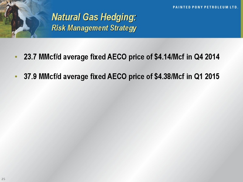 Corporate Presentation – Painted Pony Petroleum Ltd – slide 25