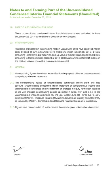 Q2 2013 EARNINGS CALL – Pakistan Petroleum Ltd – slide 25