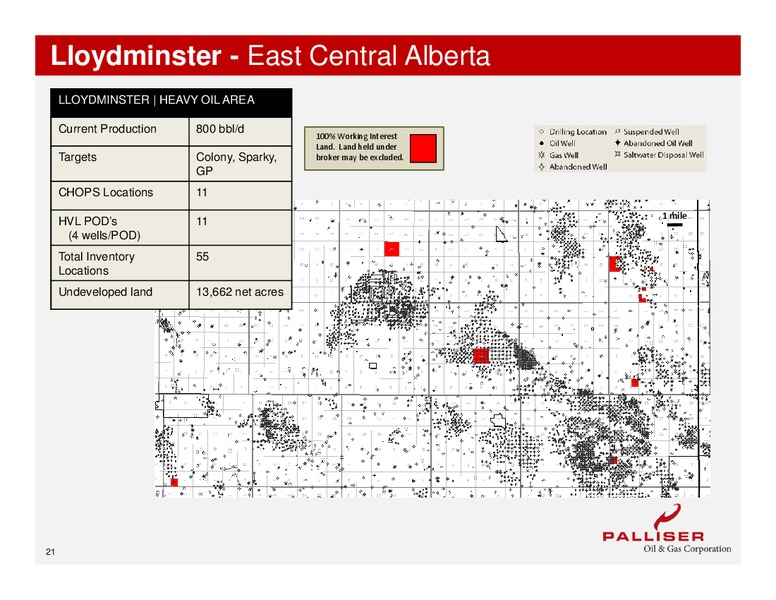AUGUST 2013 CORPORATE PRESENTATION – Palliser Oil and Gas Corp. – slide 19