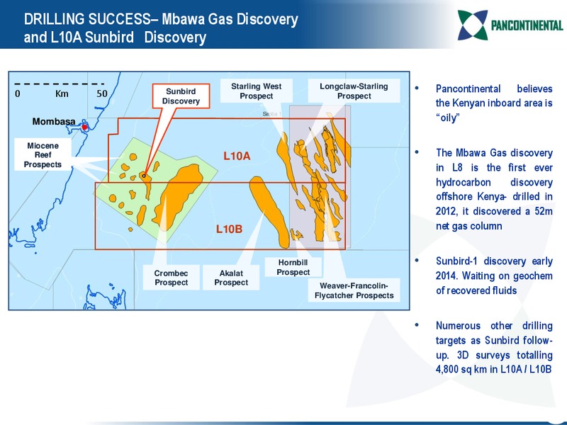 CONFERENCE PRESENTATION – Pancontinental Oil and Gas – slide 6