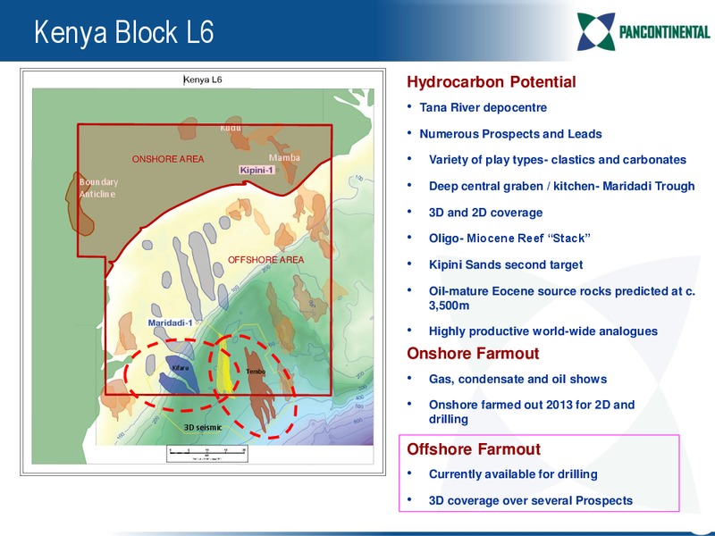 CONFERENCE PRESENTATION – Pancontinental Oil and Gas – slide 7