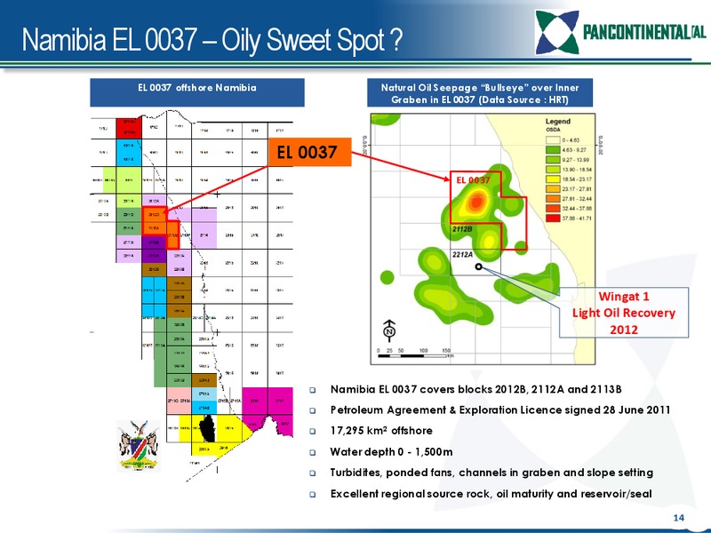 CONFERENCE PRESENTATION – Pancontinental Oil and Gas – slide 13