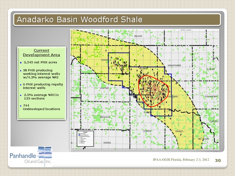 IPAA OGIS FLORIDA – Panhandle Oil and Gas Inc. – slide 29