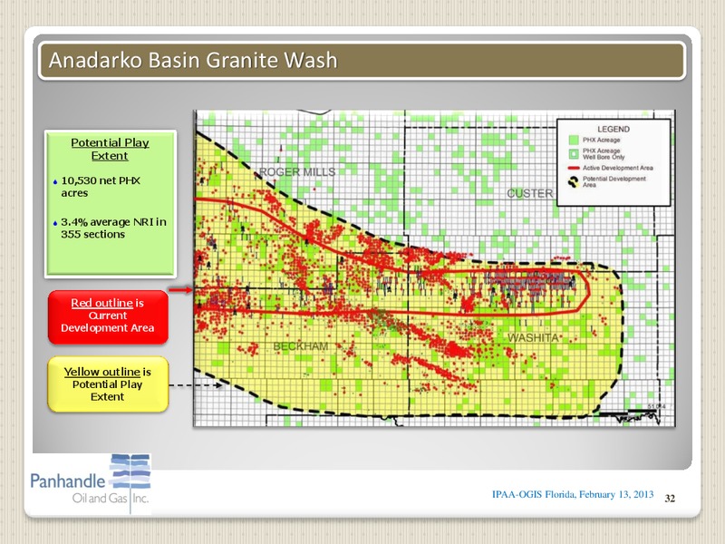 IPAA OGIS – Panhandle Oil and Gas Inc. – slide 31