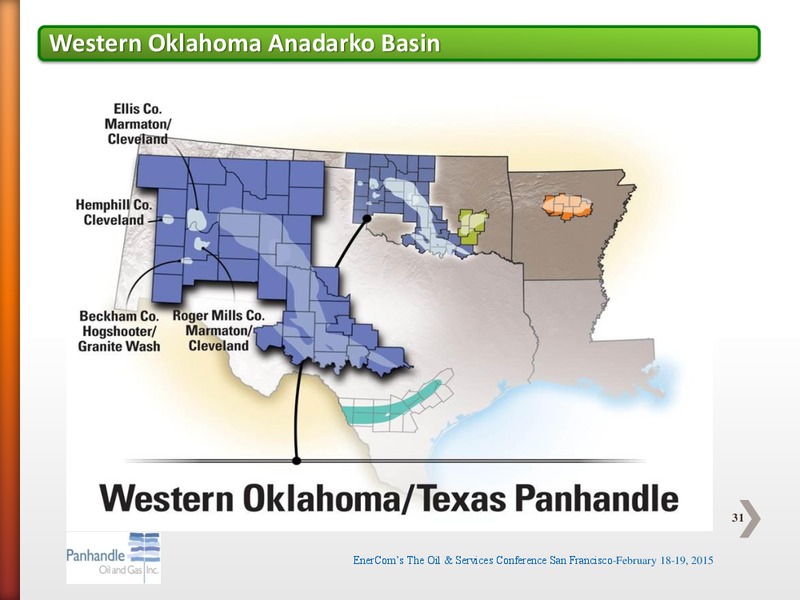 Enercom's The Oil and Services Conference – Panhandle Oil and Gas Inc. – slide 30