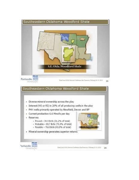 ENERCOMS THE OIL SERVICES CONFERENCE – Panhandle Oil and Gas Inc. – slide 18