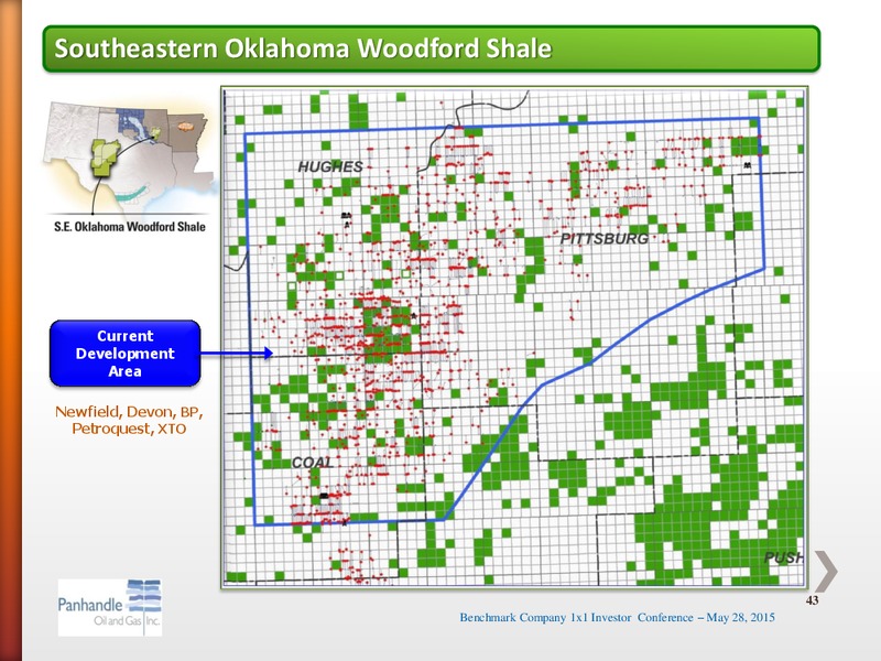 ONE ON ONE INVESTOR CONFERENCE 2015 – Panhandle Oil and Gas Inc. – slide 42