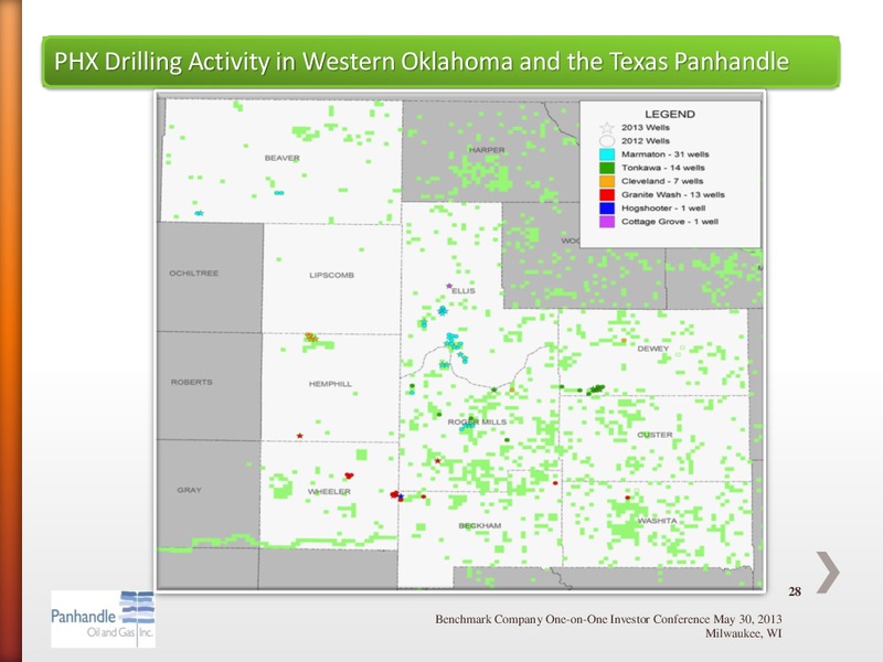 BENCHMARK COMPANY LLC ONE ON ONE INVESTOR CONFERENCE – Panhandle Oil and Gas Inc. – slide 27