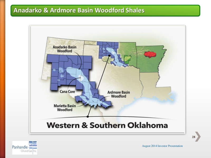 AUGUST 2014 INVESTOR PRESENTATION – Panhandle Oil and Gas Inc. – slide 27