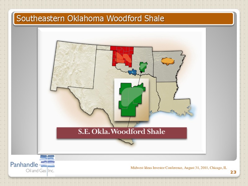 MIDWEST IDEAS INVESTOR CONFERENCE – Panhandle Oil and Gas Inc. – slide 22