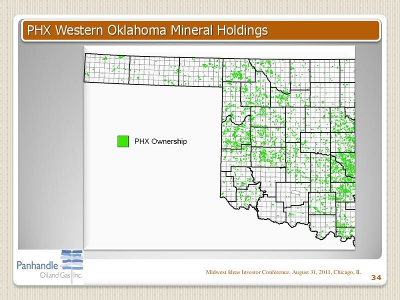 MIDWEST IDEAS INVESTOR CONFERENCE – Panhandle Oil and Gas Inc. – slide 33