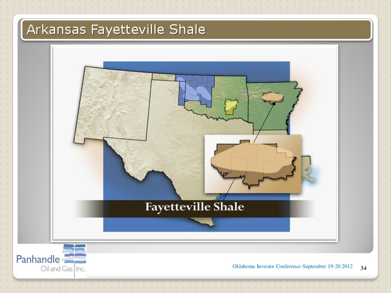 2ND ANNUAL OKLAHOMA INVESTOR CONFERENCE – Panhandle Oil and Gas Inc. – slide 33
