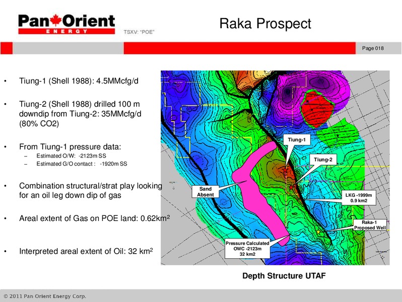 ANNUAL AND SPECIAL MEETING – Pan Orient Energy – slide 17