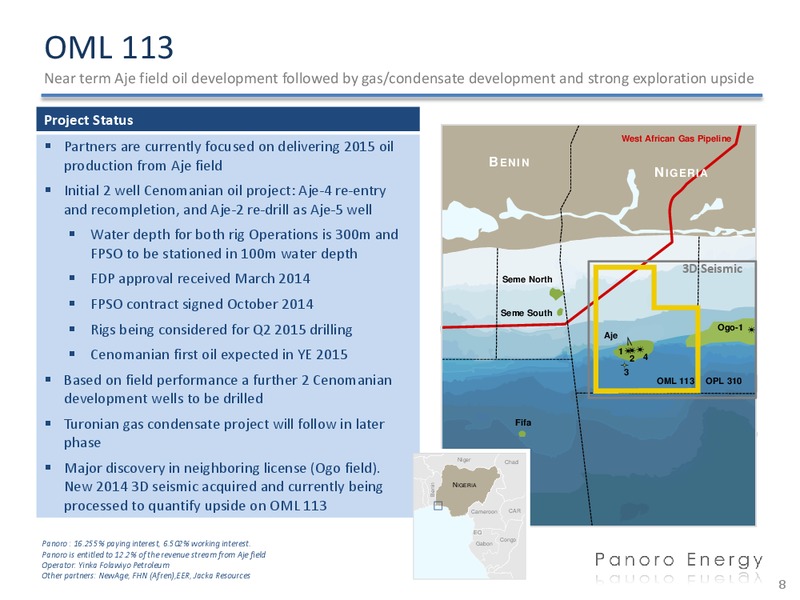 Investor Presentation – Panoro Energy Asa – slide 6