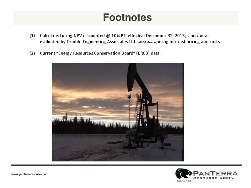 Investor Presentation – Panterra Resource Corp. – slide 15