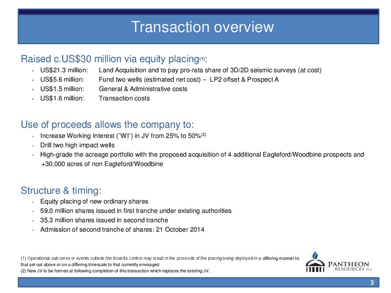 General Meeting Presentation – Pantheon Resources – slide 3