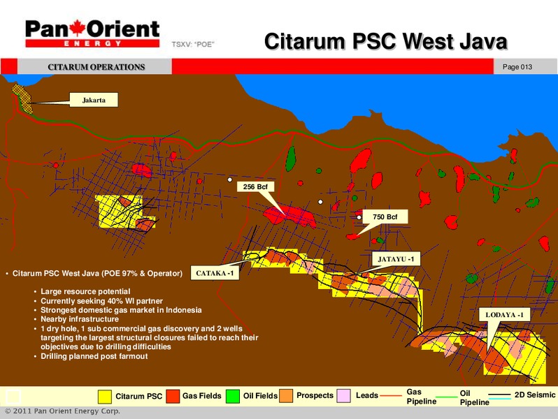 Investor Presentation – Pan Orient Energy – slide 12