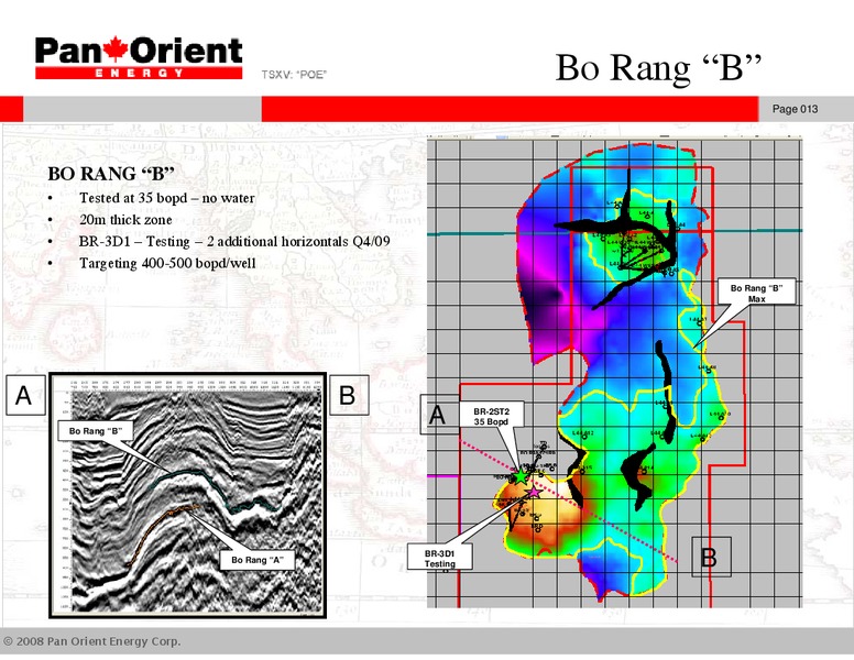 NOVEMBER 2009 ANNUAL GENERAL MEETING – Pan Orient Energy – slide 12