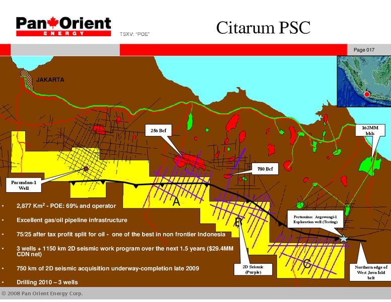 NOVEMBER 2009 ANNUAL GENERAL MEETING – Pan Orient Energy – slide 16