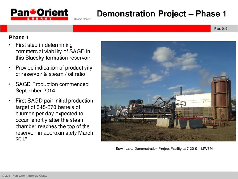 Corporate Presentation – Pan Orient Energy – slide 18