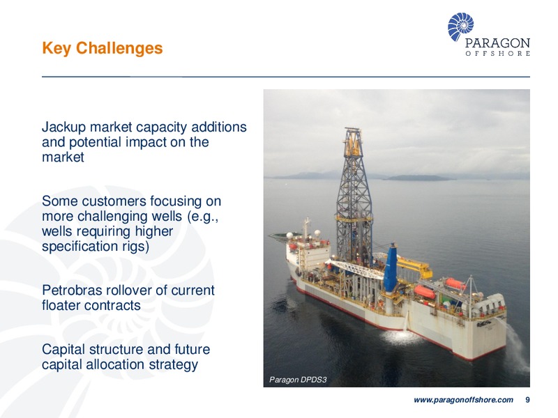 PARETO SECURITIES OIL & OFFSHORE CONFERENCE – Paragon Offshore Plc – slide 8