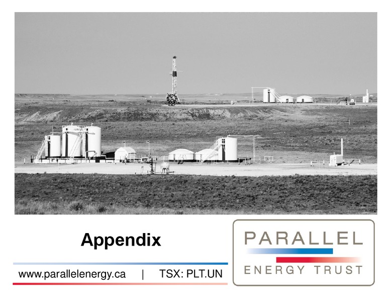 CORPORATE PRESENTATION – Parallel Energy Lp – slide 28