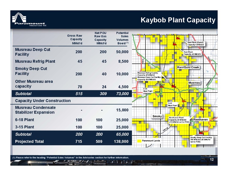 Corporate Presentation – Paramount Resources Ltd. – slide 11