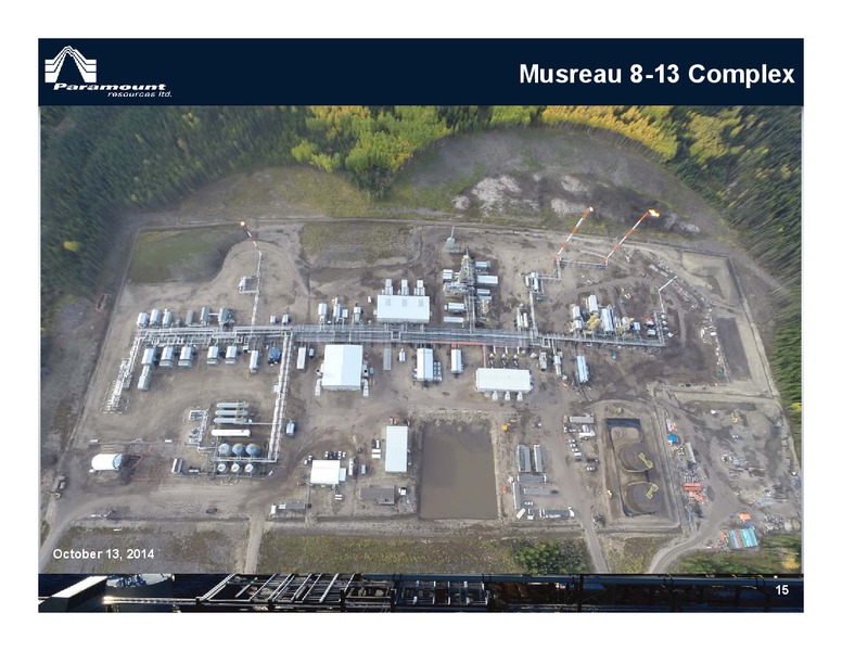 Corporate Presentation – Paramount Resources Ltd. – slide 14