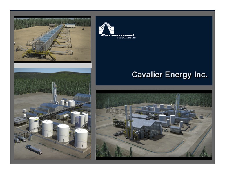 Corporate Presentation – Paramount Resources Ltd. – slide 22