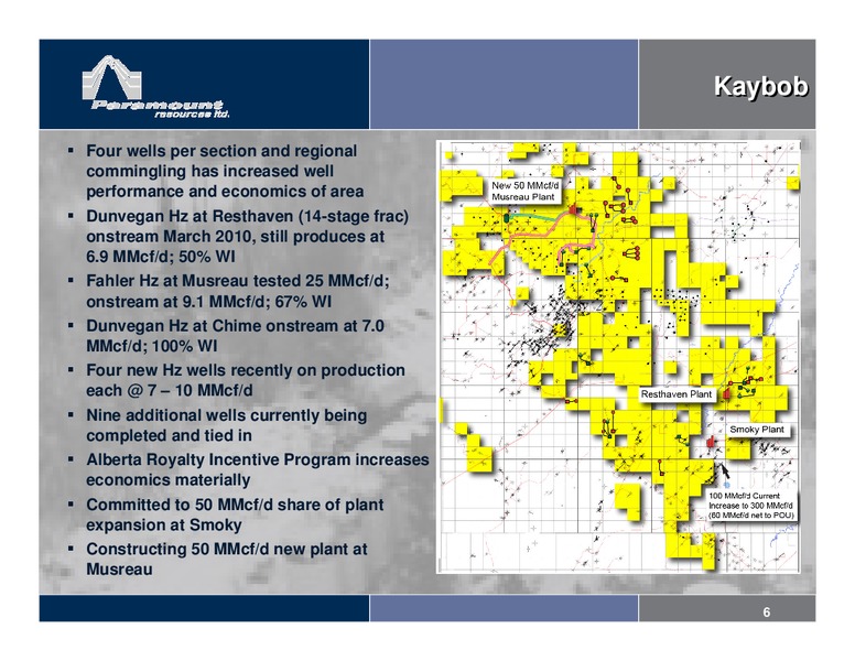 EAST COAST ENERGY CONFERENCE 2011 – Paramount Resources Ltd. – slide 5